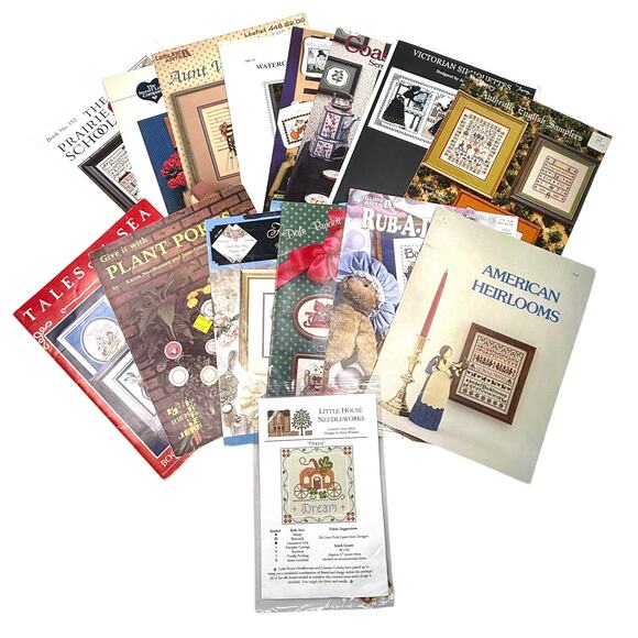 Huge Lot of Vintage Cross Stitch/Craft Patterns - Picture 1 of 3